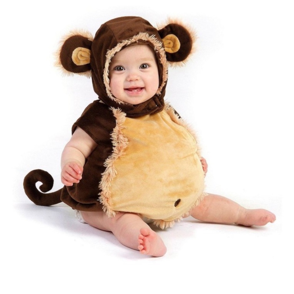 Baby Monkey Halloween Costume 6-12 Months